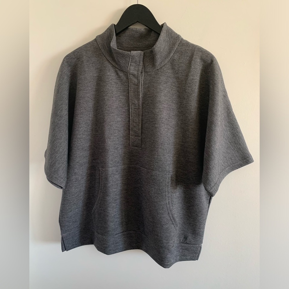 Charcoal Women's Half-Zip Sweatshirt